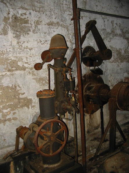 Very early Woodward oil pressure water wheel governor located in Stevens Point Wisconsin.jpg